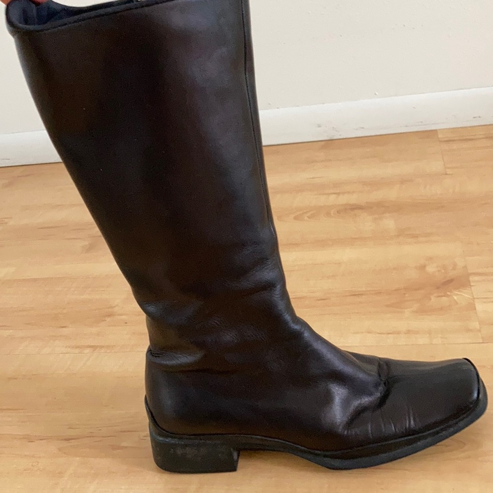 Prada Leather boot square toe